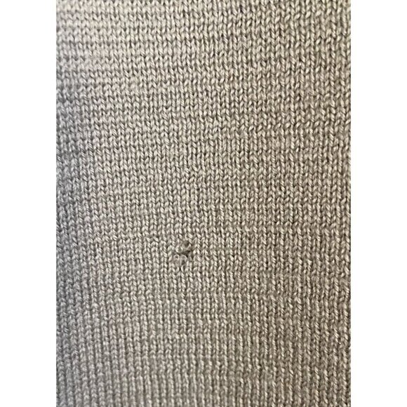 Boden Sweater Cardigan Colorblock Button Front Wool Taupe Yellow Navy Blue 8 - Picture 3 of 5